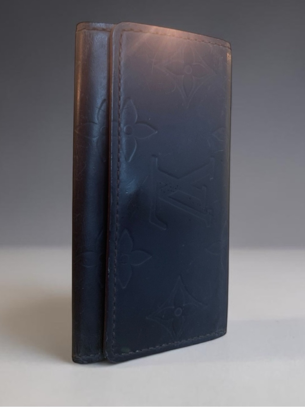 Louis Vuitton Monogram Vernis 4-Key Holder – Authentic Vintage Black/Brown